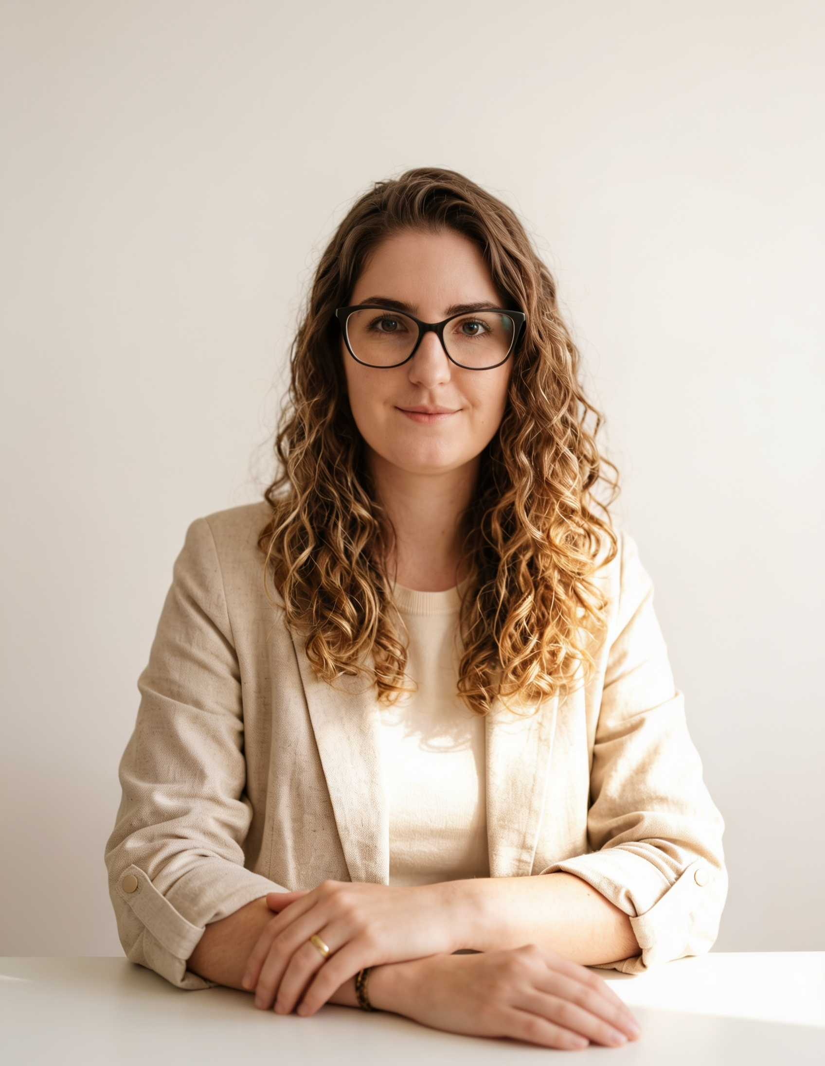 Dra. Thais Heringer em seu consultório
